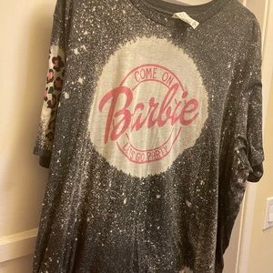 Barbie Bleached Custom Tee